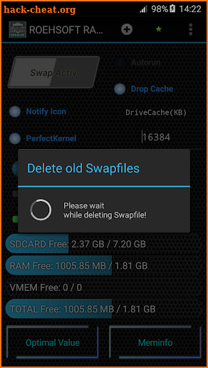 ROEHSOFT RAM Expander (SWAP) screenshot