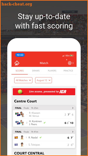 Rogers Cup screenshot