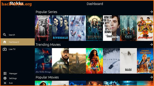 Rokkr Streaming guide Movies and TV shows screenshot