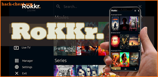 RoKKr TV App Guide screenshot