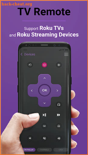 Roku TV Remote Control screenshot