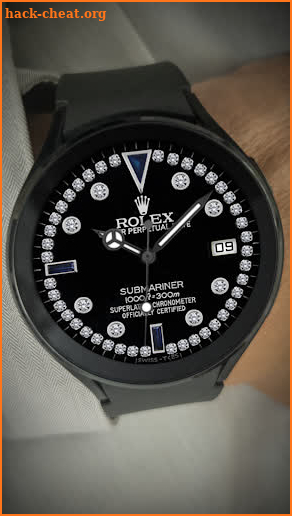Rolex Black SUBMARINER Watch screenshot