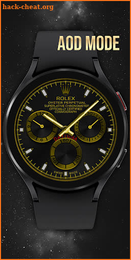 Rolex Gold Daytona WatchFace screenshot