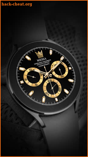 Rolex Watch Face Black Gold screenshot