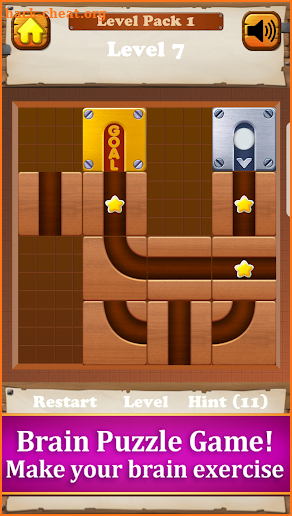 Roll a Ball: Free Puzzle Unlock Wood Block Game screenshot