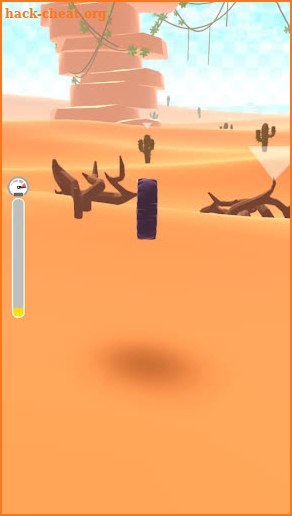Roll the wheel - desert rider screenshot