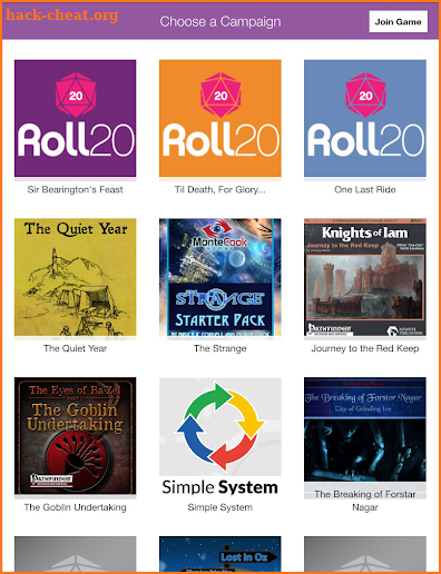Roll20 for Android screenshot