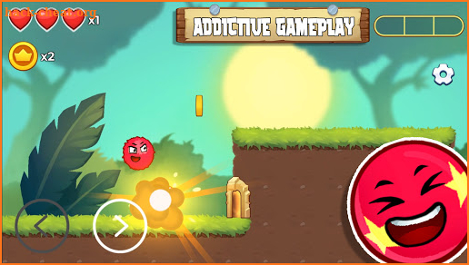 Roller Ball, Red Bounce Ball 5 Jump Ball Adventure screenshot