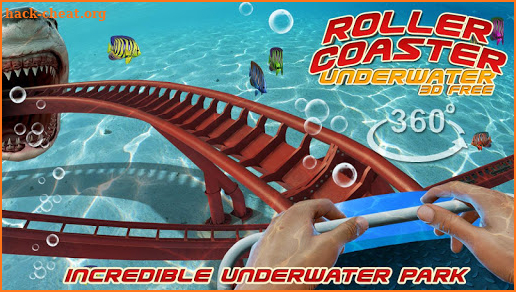 Roller Coaster Underwater 3D Free screenshot