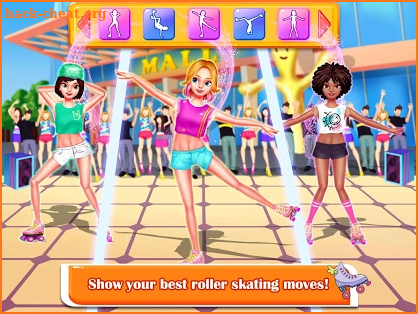 Roller Skating Girl: Perfect 10 ❤ Free Dance Games screenshot