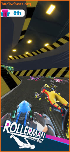 Rollerman Run 3D screenshot