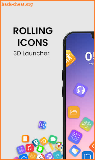 Rolling Icon - 3D Live Wallpaper & Launcher 2021 screenshot
