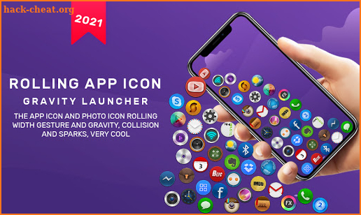 Rolling Icon Launcher - 3D Launcher screenshot