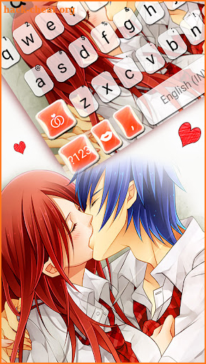 Romance Anime Love Themes screenshot