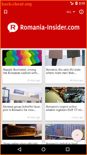 Romania Insider daily news screenshot