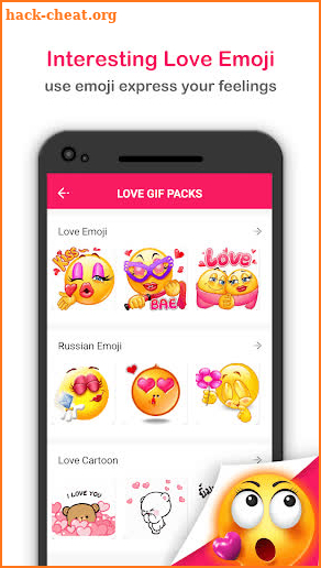 Romantic Gif Stickers For WhatsApp screenshot