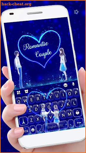 Romantic Love Keyboard Theme screenshot