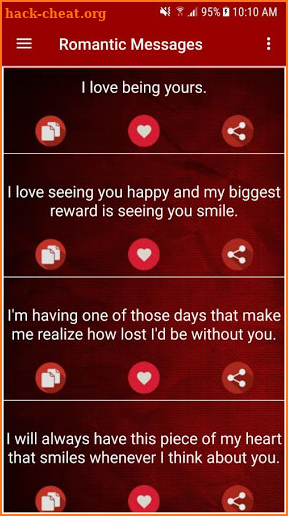 Romantic Messages for Girlfriend screenshot
