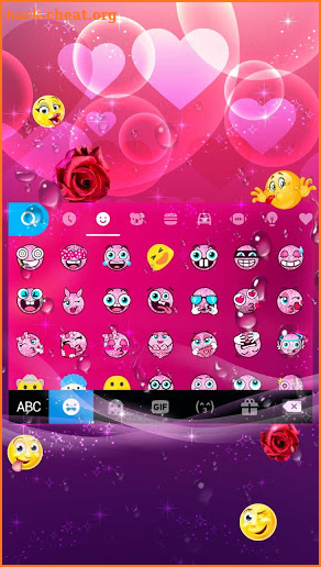 Romantic Rose Keyboard Theme screenshot