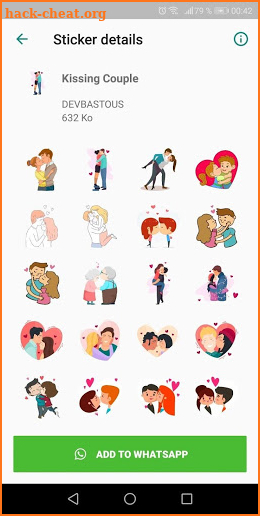 Romantic Stickers for Whatsapp screenshot
