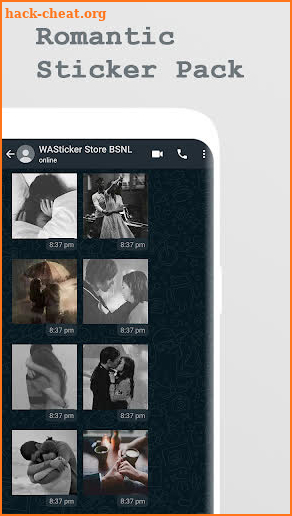 Romantic Stickers for Whatsapp - WAStickerApp screenshot