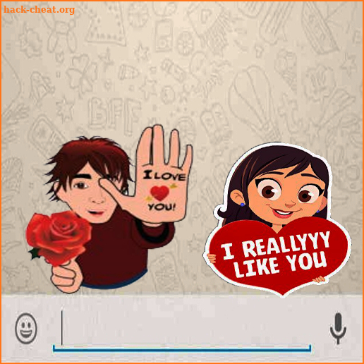 Romantic Stickers for Whatsapp :WAstickers Love screenshot