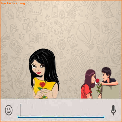 Romantic Stickers for Whatsapp :WAstickers Love screenshot