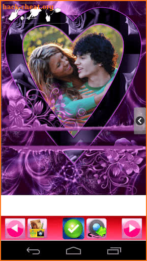 romantic true love photo frame screenshot