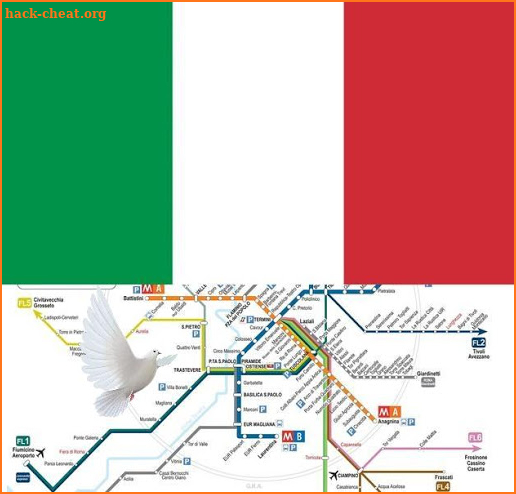 Rome Metro, Train, Bus, Tour Map Offline screenshot