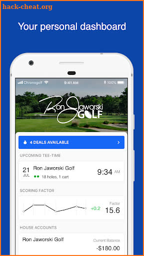 Ron Jaworski Golf screenshot