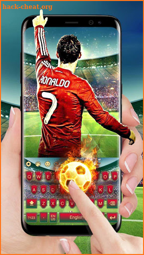 Ronaldo Football Keyboard screenshot