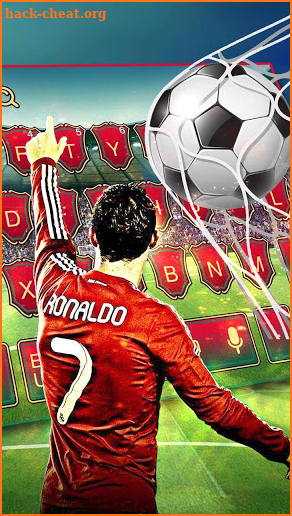Ronaldo Football Keyboard screenshot