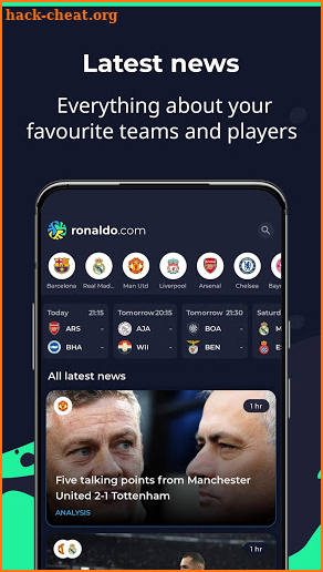 ronaldo.com - soccer news, livescore, videos screenshot