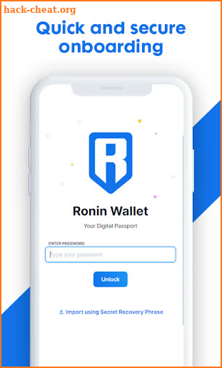 Ronin Wallet - Marketplace Axies infinity screenshot