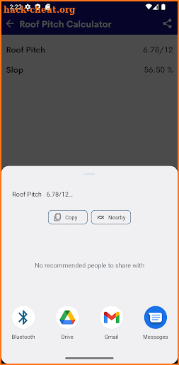 Roof Pitch Calculator screenshot