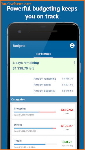 Rook Personal Finance App screenshot