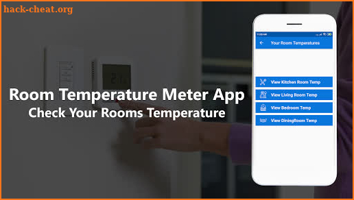 Room Temperature Meter App screenshot