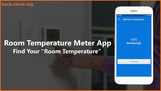 Room Temperature Meter App screenshot