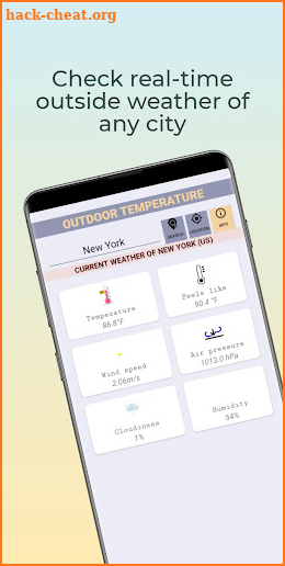 Room Temperature | Indoor and Outdoor Thermometer screenshot