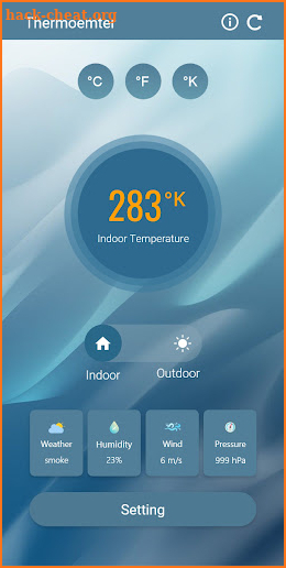Room Temperature - Thermometer screenshot