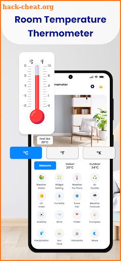 Room Temperature Thermometer screenshot