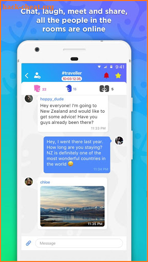 Roomco: chat rooms, date, fun screenshot