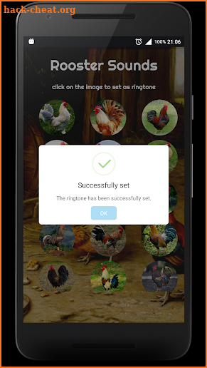 Rooster Alarm and Ringtone Sounds screenshot