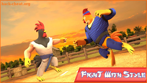 Rooster Farm Battle: Kung Fu Chicken Fighting Game screenshot