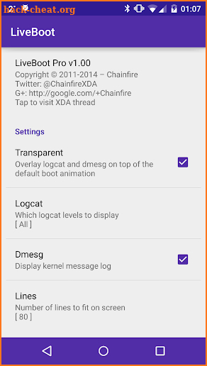 [root] LiveBoot screenshot