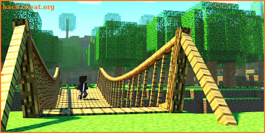 Rope Bridge Mod for Minecraft screenshot