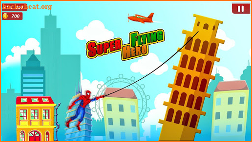 Rope Flying Adventure Game - Superheroes Fly Fun screenshot