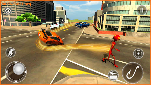 Rope Hero Crime City - Flash Stickman Speed Hero screenshot