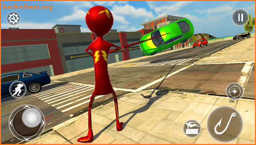 Rope Hero Crime City - Flash Stickman Speed Hero screenshot