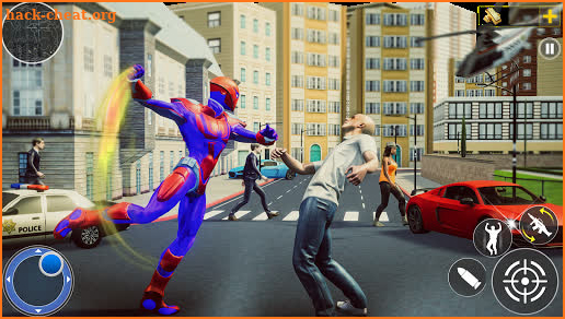 Rope Hero Man: Spider Miami City Gangster screenshot